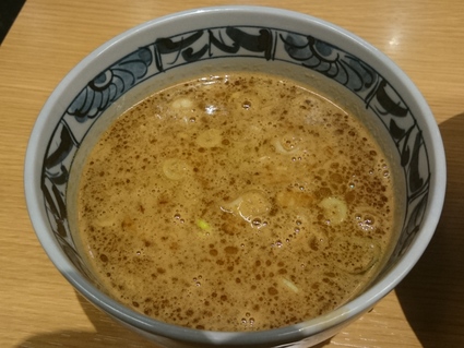 1/29 新橋・纏 2号店 つけ麺新味大盛り¥850 @高幡不動_b0042308_9275085.jpg
