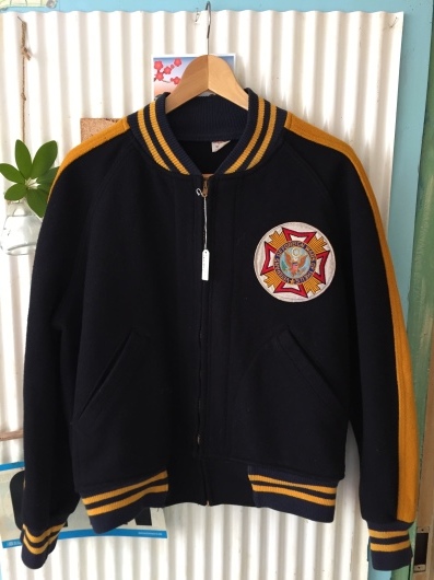 60s champion ランタグ VFW メルトン ウール ジップスタジャン