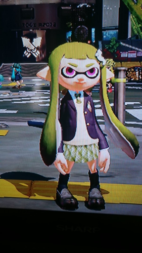 赤い服を着た白いひげの スプラトゥーン アニゲーマーの怠惰な生活