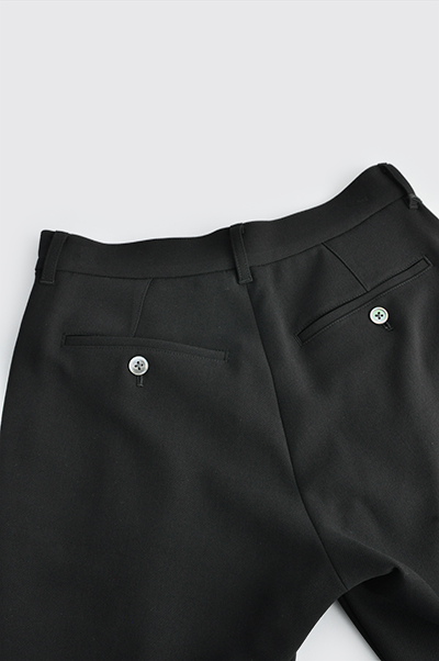 GRANDMA MAMA DAUGHTER 2-Tuck Stretch Pants (Black)_d0120442_1344282.png