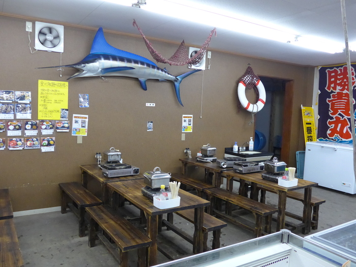 大洗海鮮市場で貝を思いっきり焼く。_f0232060_12354563.jpg