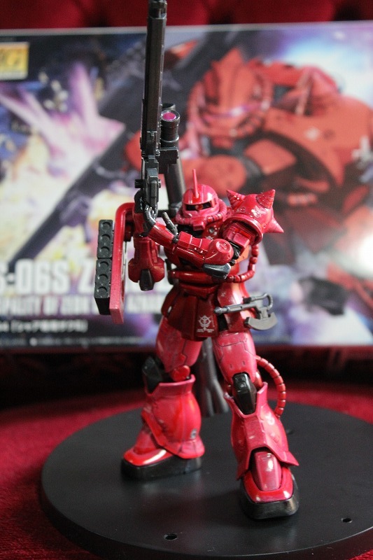 HG シャア専用ザクⅡMS-06S ガンプラ レビュー_e0251890_2252564.jpg