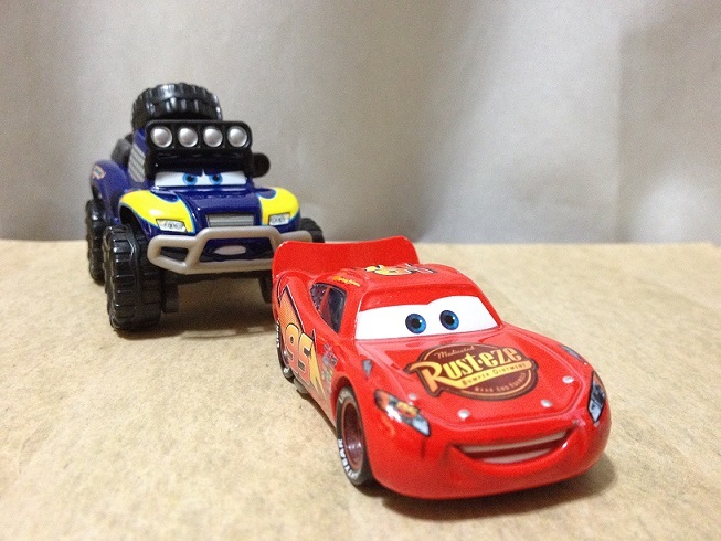 カーズ、ミニカー、（マテル）オフロードタイプ、マックイーン、ブルー・グリット ブルー・グリッド Blue Grit : パンテーラ・イワサキとCARSの世界