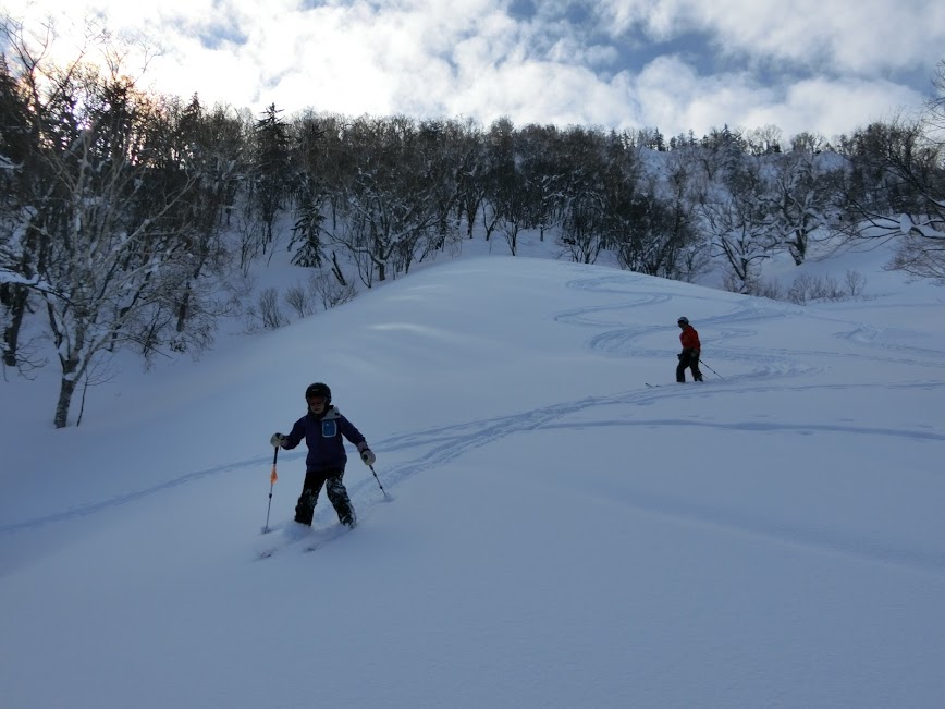 2016年1月23日札幌国際スキー場に近い白井岳支尾根の山を滑る_c0242406_10475896.jpg