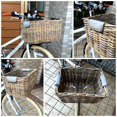 BASIL：籐（ラタン）バスケット : カルマックス タジマ -自転車屋さん