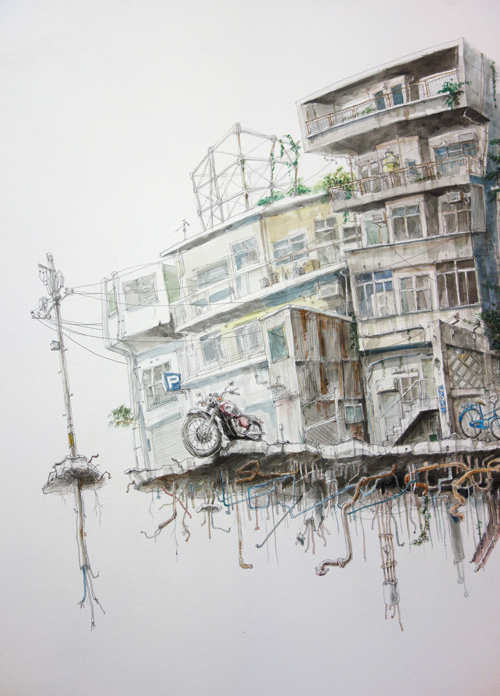 戸倉弘一朗個展 “海と機械の街” ご案内です。_a0017350_01433471.jpg