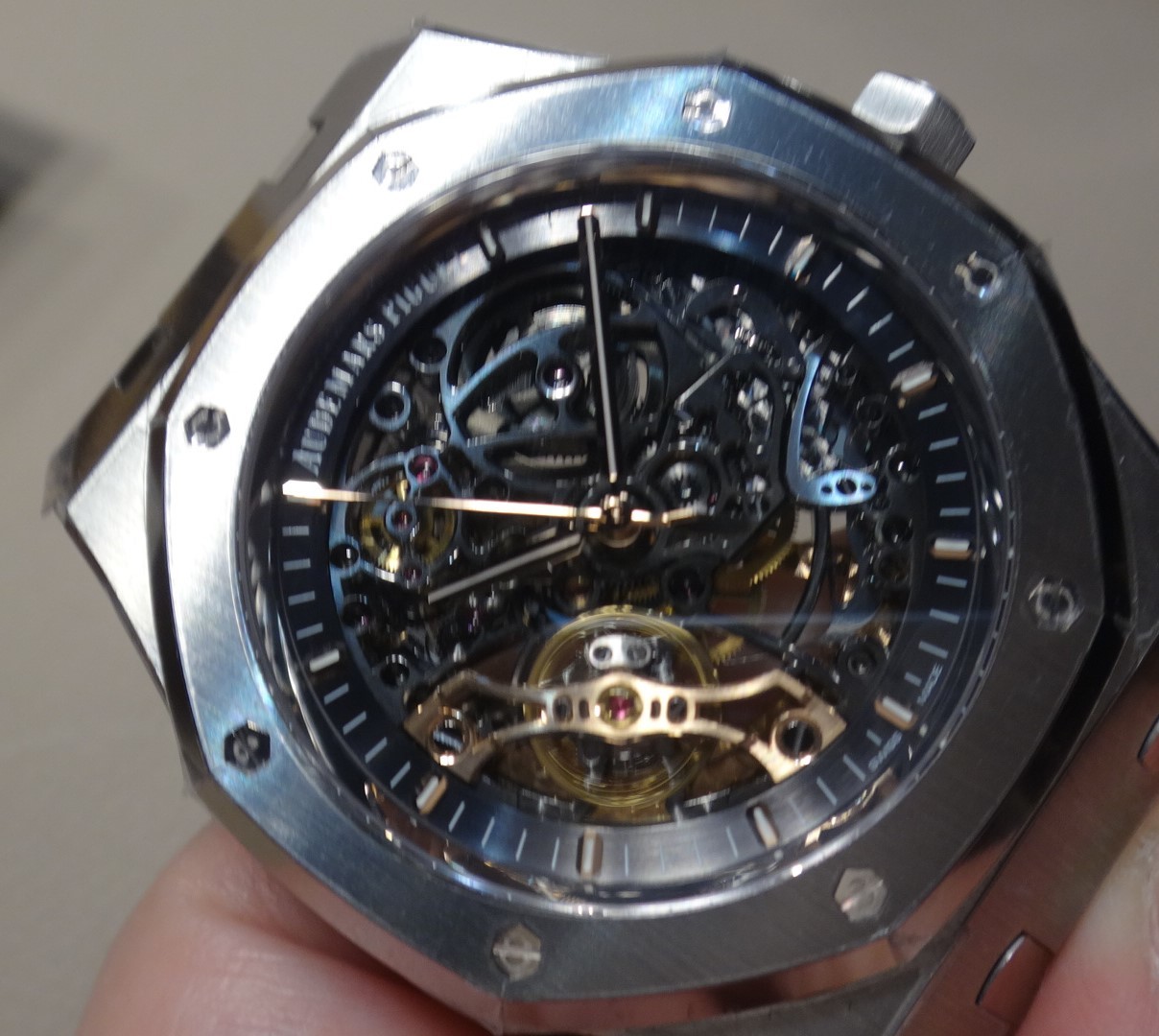 SIHH2016～気になる時計③-ｂ「 Audemars Piguet～ Royal Oak Double Balance Wheel Openworked」_b0159560_13434759.jpg