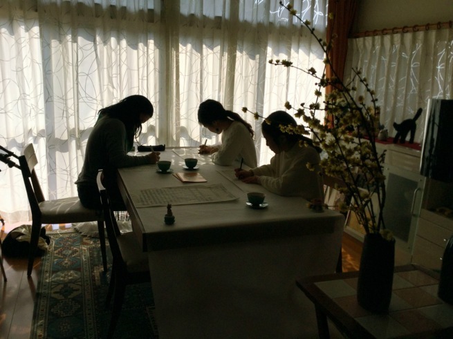 毘沙門さまとの出会い(63)今年初の写経会_c0348065_00293068.jpeg