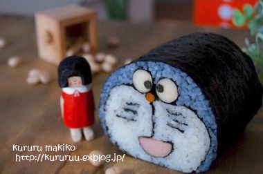 福岡発 ドラえもんの恵方巻き くるるまきこ くるくる マルシェ