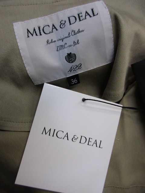 マイカ アンド ディール / MICA＆DEAL　front drape JKT_e0076692_20501682.jpg