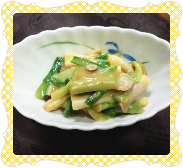 あさつき しめじのぬた 酢味噌和え レシピ付 Kajuの 今日のお料理 簡単レシピ