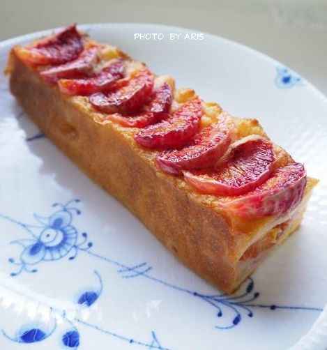 ブラッドオレンジ＆ホワイトチョコのケーキ♪_f0295238_22295401.jpg