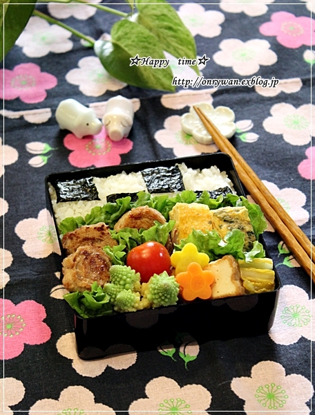 豚肉のロールステーキ風弁当と常備菜♪_f0348032_18255973.jpg