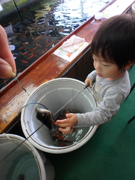 初めての釣堀_c0113733_1223850.jpg