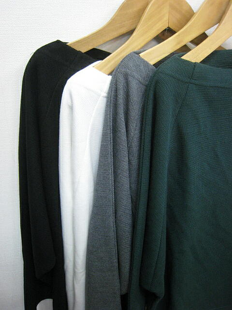 ＯＳＭＯＳＩＳ （オズモーシス）　ボートネックドルマンＴシャツ　ＧＲＥＥＮ_a0089359_13223941.jpg