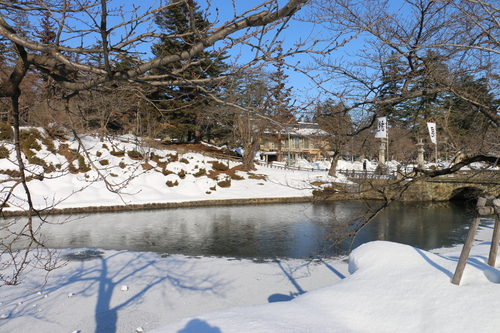 松が岬公園を通って、米沢キャンパスへ　２月８日　（立春・初候）　東風凍りを解く・・・５_c0075701_16185260.jpg