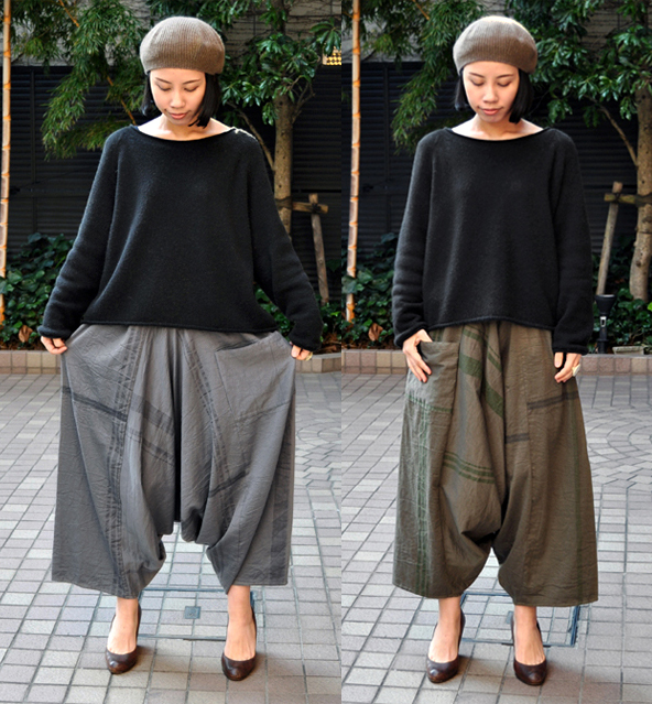 tarun pants basic color （新色グレー＆カーキ）/ tamaki niime_d0193211_19512483.jpg
