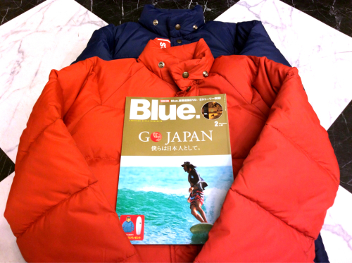 「 Blue. 最新号 & D.STOCK DOWN JKT 」_c0078333_16225018.jpg