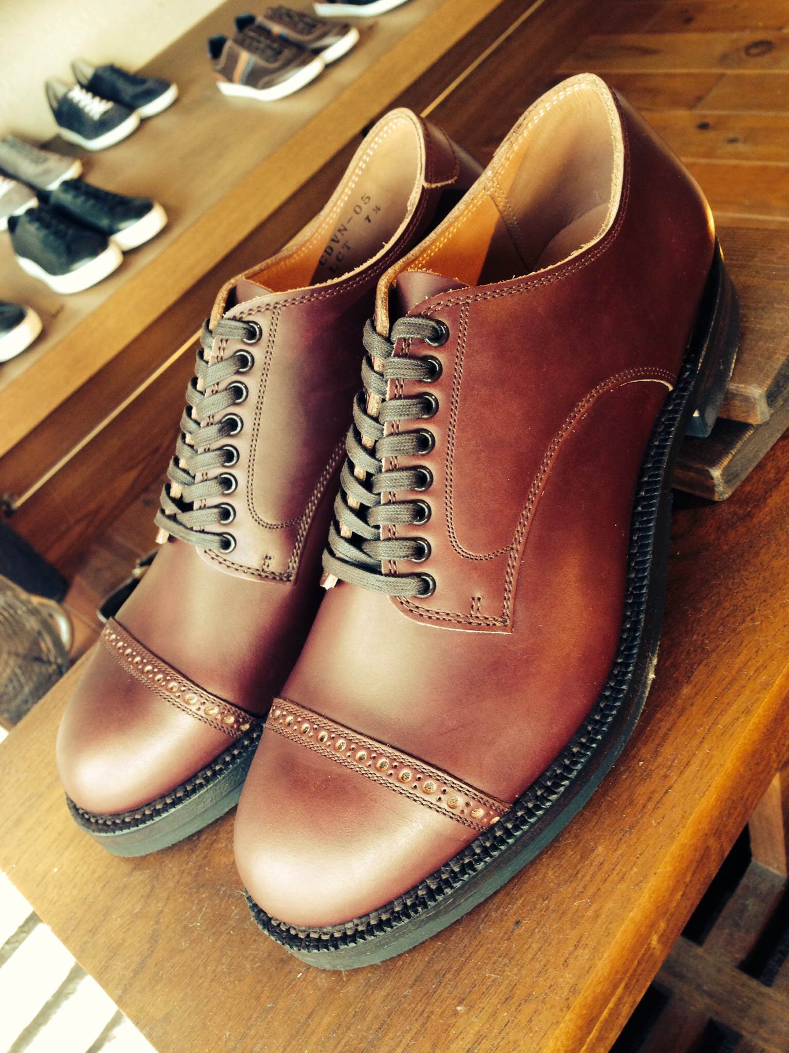 Ｍａｋｅｒｓ　work out blucher バーガンディ入荷_e0151854_14202988.jpg