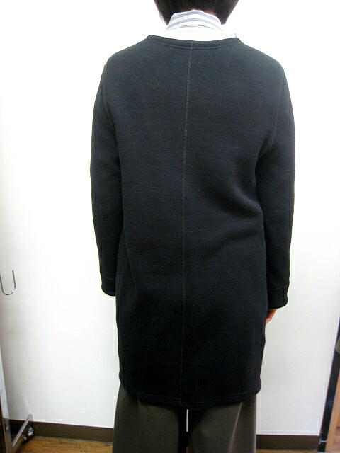 ｃｌｏｃｈｅ （ クロッシェ ）　コットンウォーター接結リバーシブルロングジャケット  ＧＲＡＹ２_a0089359_151094.jpg