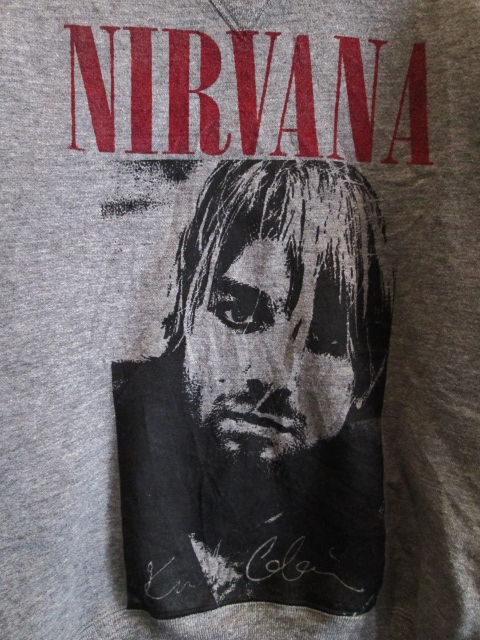 NIRVANA (ニルヴァーナ)　カート・コバーン クルーネックスウェット_f0181819_14414191.jpg