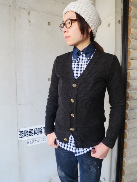 OLD DERBY (MADE in England) ・・・ Hi ゲージKNIT CARDIGAN!★!_d0152280_17123284.jpg