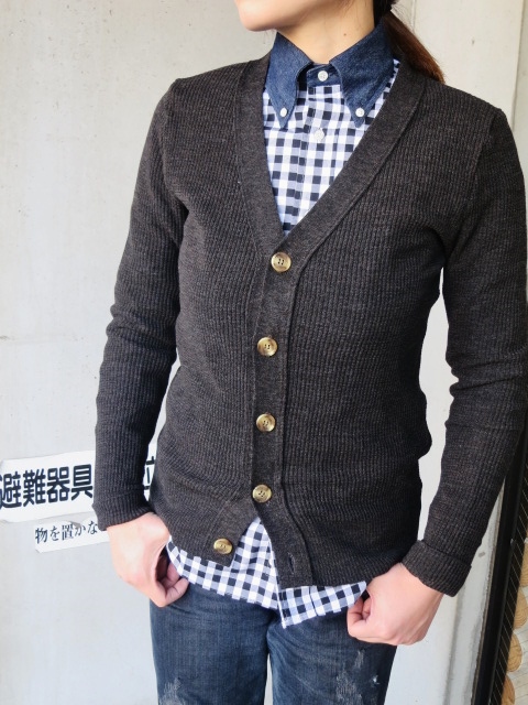 OLD DERBY (MADE in England) ・・・ Hi ゲージKNIT CARDIGAN!★!_d0152280_17124919.jpg