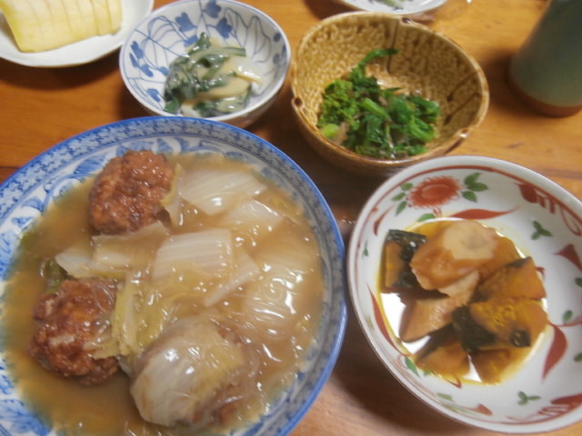 夕飯に肉団子_f0252578_21101374.jpeg