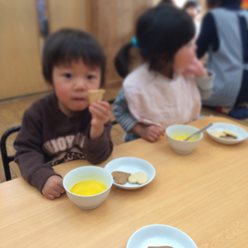 2月12日の給食。2日後はバレンタインデー❤︎_c0293682_20571918.jpg