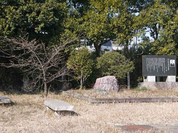 野口初太郎翁頌徳碑建立地の河津桜開花:2・10_c0014967_9184710.jpg