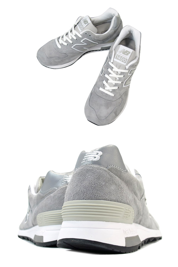 遂に入荷です(^^♪ newbalance ・・・ M 1400 (MADE IN USA) GRAY NUBAK LEATHER!★!_d0152280_20431959.jpg