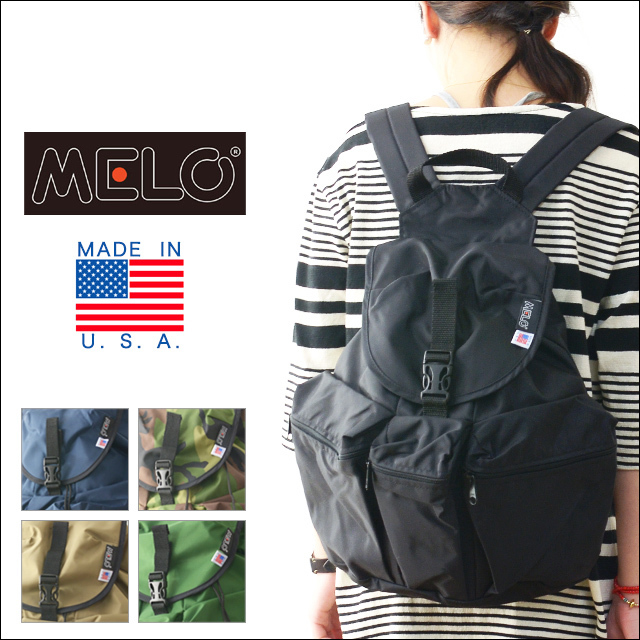 MELO [メロ] MEDIUM 3 POKET BACKPACK [WA21] MEN\'S/LADY\'S_f0051306_16220089.jpg