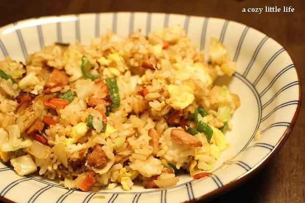 週末晩ご飯　チンジャオロースとチャーハン_c0250917_07122334.jpg