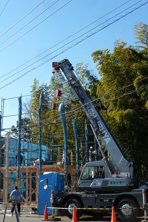 川崎市高津区の家☆無事上棟しました!_c0152341_16553114.jpg