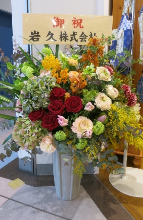 ベニエのオープンにたくさんのお花を頂きました。_c0227633_22391276.jpg