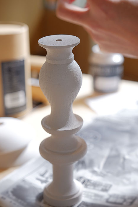 Original Wood Turning Lamp 製作中。_f0034922_162593.jpg