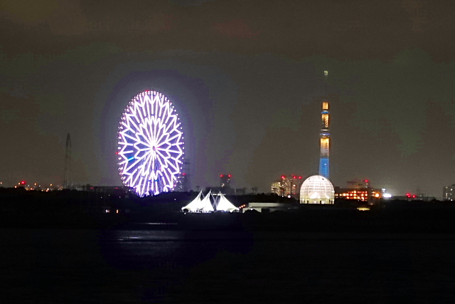 ゲートブリッジ越しのダイアモンド富士山_a0105819_1485875.jpg