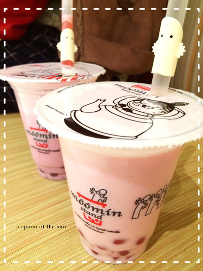 ムーミンスタンドのストロベリーミルク 小さじいっぱいのたいよう