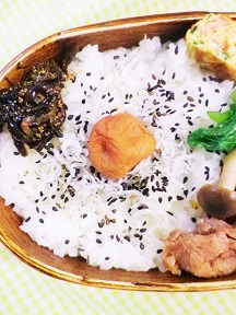 牛薄切り煮弁当_a0166465_10365379.jpg