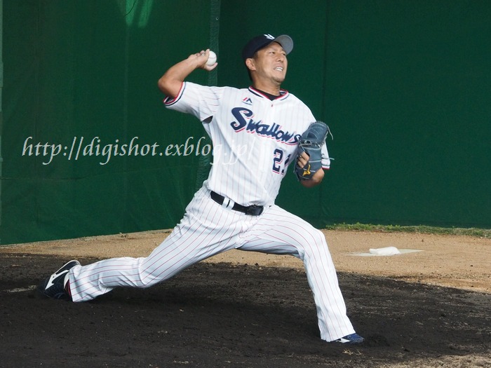 松岡健一投手16ヤクルトキャンプフォト Out Of Focus Baseballﾌｫﾄﾌﾞﾛｸﾞ 19年終了