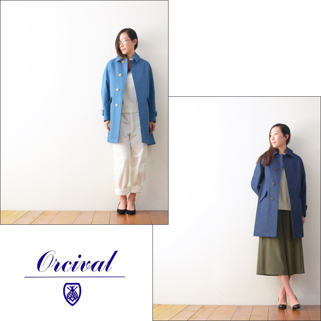 ORCIVAL[オーチバル・オーシバル] DENIM BONDING STAINCOLLAR COAT [RC-8594DBD]  LADY\'S_f0051306_17570067.jpg