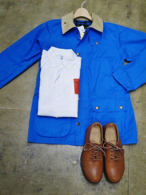 春色Barbour ・・・ Overdyed BEDAIL SL JACKET (限定色・NON WAX)!★!_d0152280_1234858.jpg