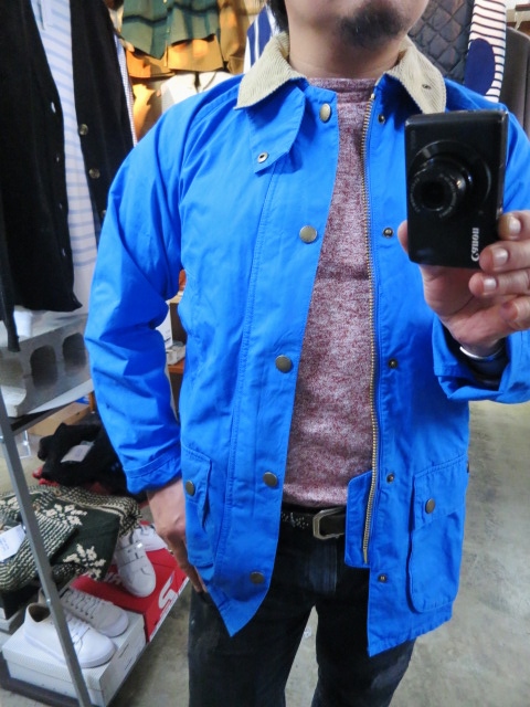 春色Barbour ・・・ Overdyed BEDAIL SL JACKET (限定色・NON WAX)!★!_d0152280_12717100.jpg