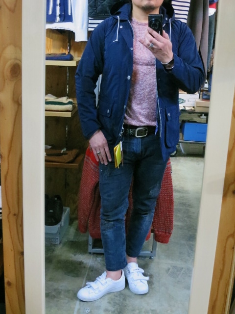 春色Barbour ・・・ Overdyed BEDAIL SL JACKET (限定色・NON WAX)!★!_d0152280_1284131.jpg