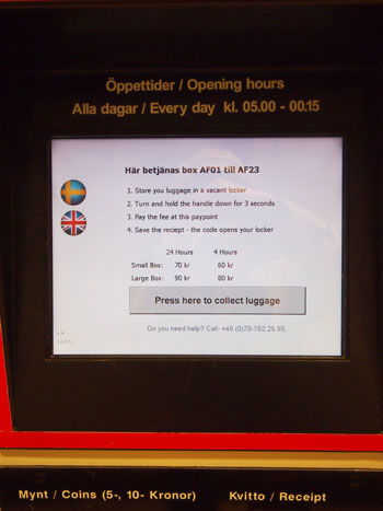 ストックホルム中央駅のロッカー_a0341668_1151145.jpg