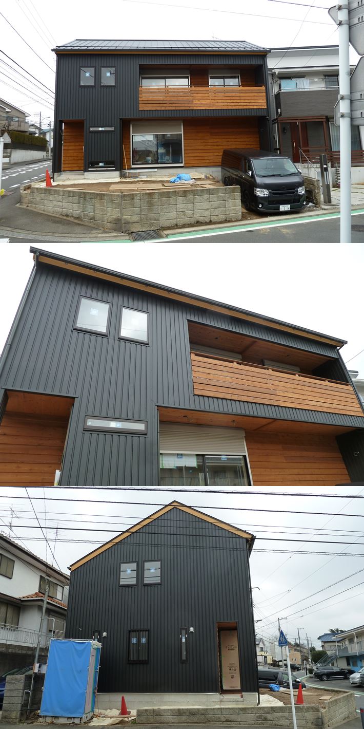 横浜市青葉区の家☆足場が外れました!_c0152341_840569.jpg