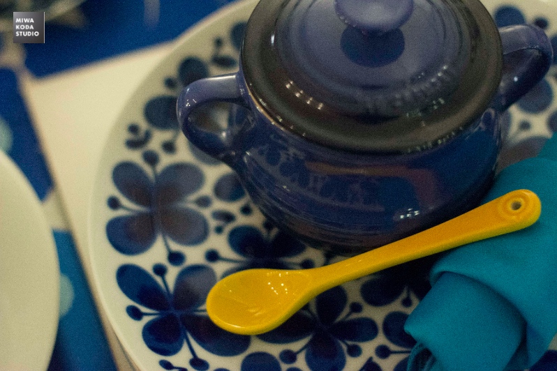 February 25, 2016 青のお茶碗 Plate in Blue _a0307186_7222488.jpg