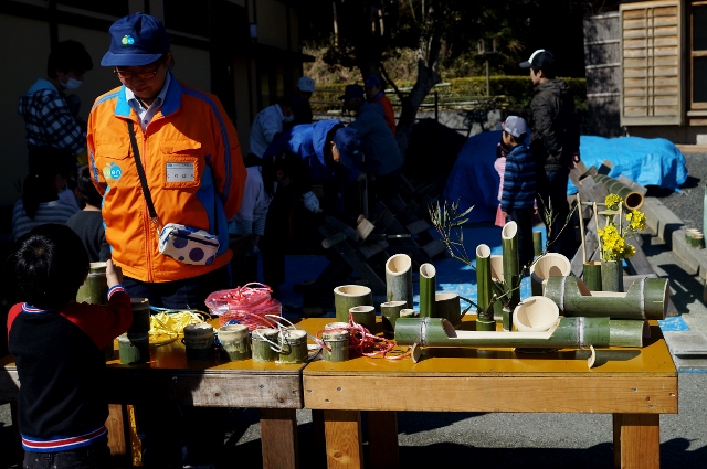 ■イベント竹細工体験【城山パークセンターにて。】念願のおもてなし料理の素敵な器が出来ました♪_b0033423_2030337.jpg