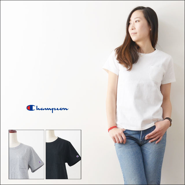 CHAMPION [チャンピオン] POCKET T-SHIRT  [CW-F323] LADY\'S _f0051306_19153442.jpg