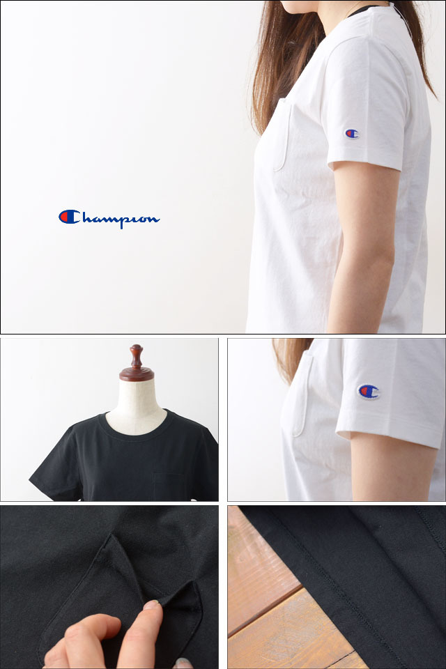 CHAMPION [チャンピオン] POCKET T-SHIRT  [CW-F323] LADY\'S _f0051306_19153472.jpg